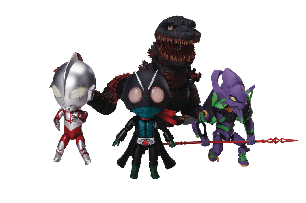 Shin Japan Heroes Universe Full Action Deforme Figure 4PC set