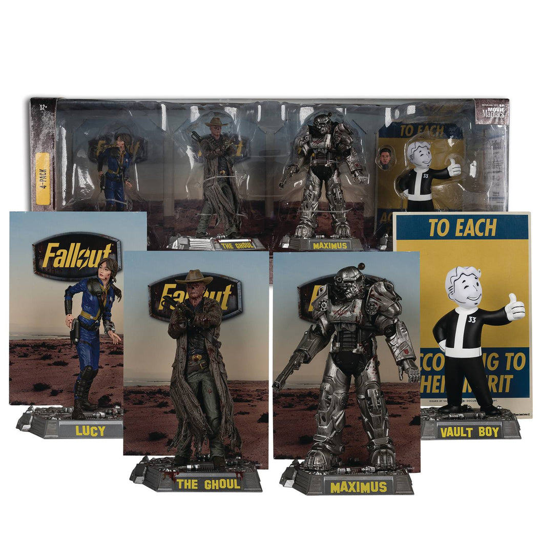 McFarlane Toys Movie Maniacs Fallout Figure 4 Pack