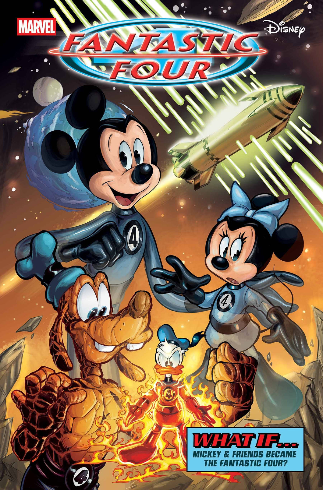 Fantastic Four #30 Comic Book - Cangialosi What if Disney Homage Variant