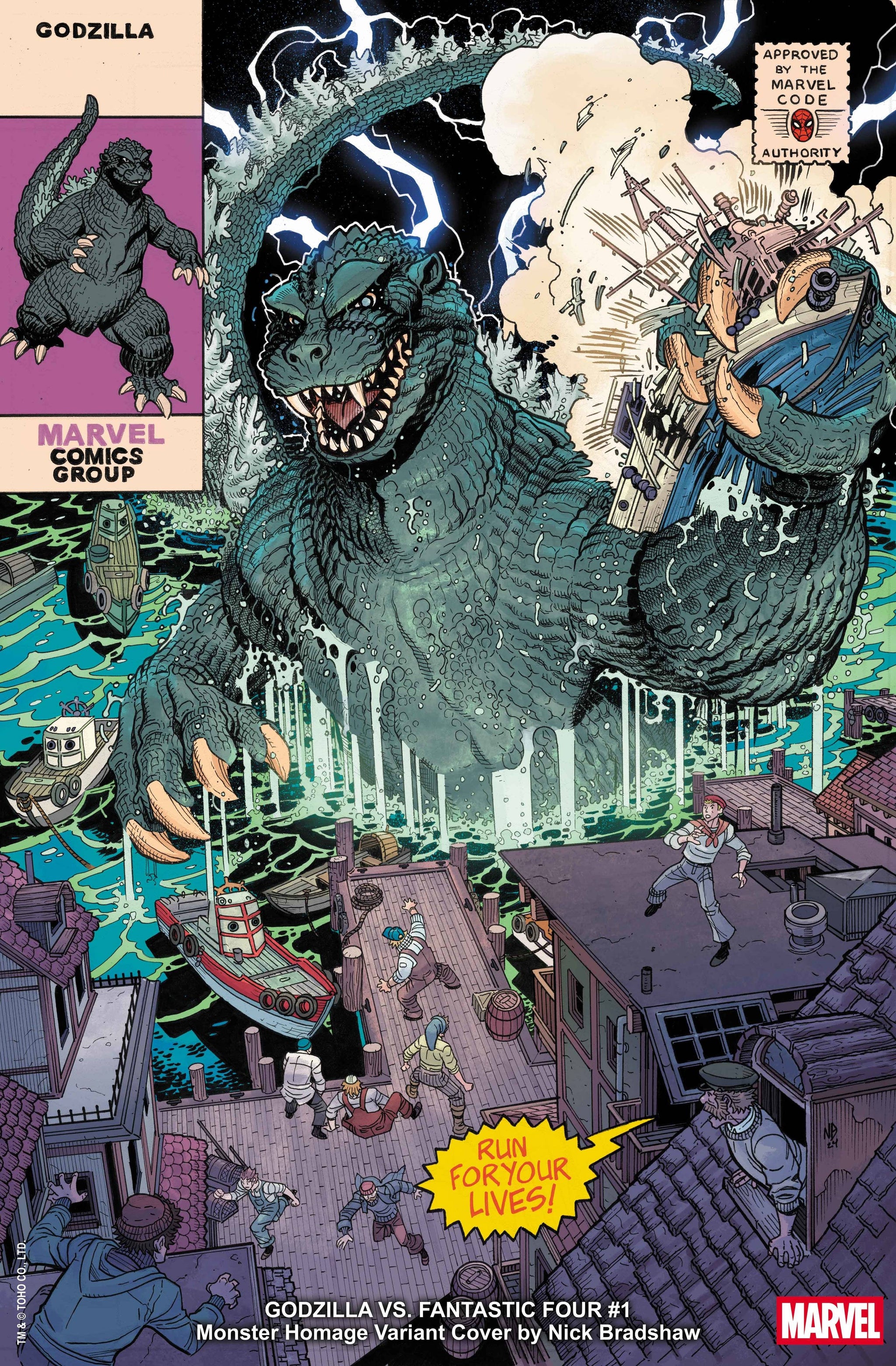 Godzilla vs Fantastic Four #1 Comic Book