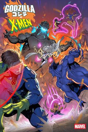 Godzilla vs X-Men #1 Comic Book - Iban Coello Variant