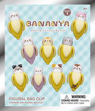 Load image into Gallery viewer, Bananya and the Curious Bunch 3D Foam Bag Clip Blind Bag (Series 1)
