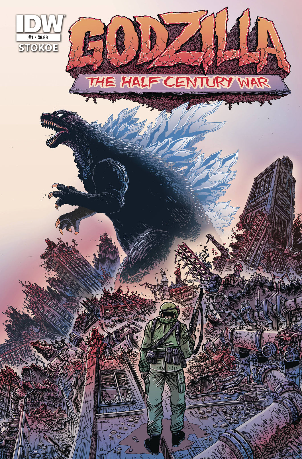 Godzilla 70th Anniversary Foil Classics Half Century War #1 Comic Book