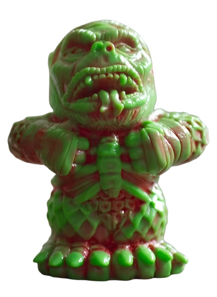 Blackbook Toys Mini Kong Sofubi Figure (Green/Orange)