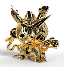 Load image into Gallery viewer, 20th Anniversary Still Life Dunny 8&quot; Art Figure by Tristan Eaton - Montana Gold Edition

