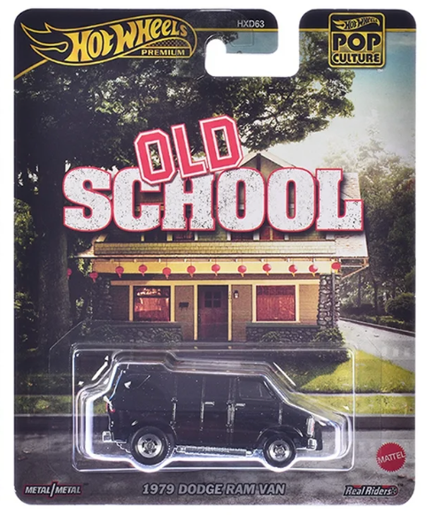 Hot Wheels Pop Culture 2025 Premium Series Diecast Model Cars - Old School