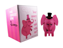 Load image into Gallery viewer, 3Dretro x Shag Pink Elephant Vinyl Coin Bank Figure
