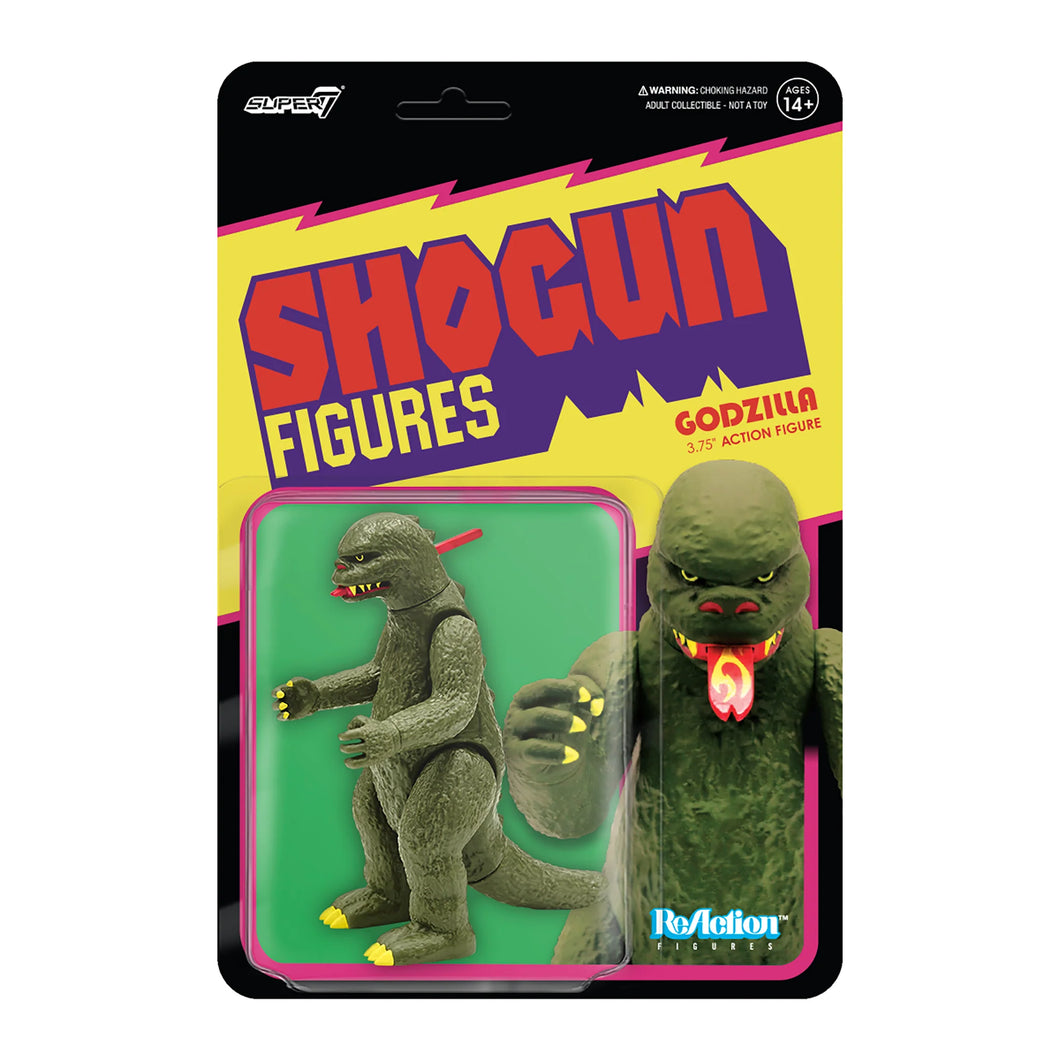 Super7 Godzilla ReAction Figure - Shogun (Dark Green)