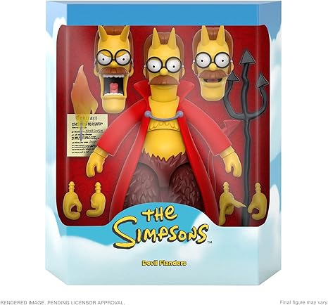 Super7 ULTIMATES! The Simpsons - Devil Flanders Action Figure