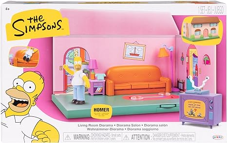 Jakks Pacific The Simpsons - Living Room Diorama Playset