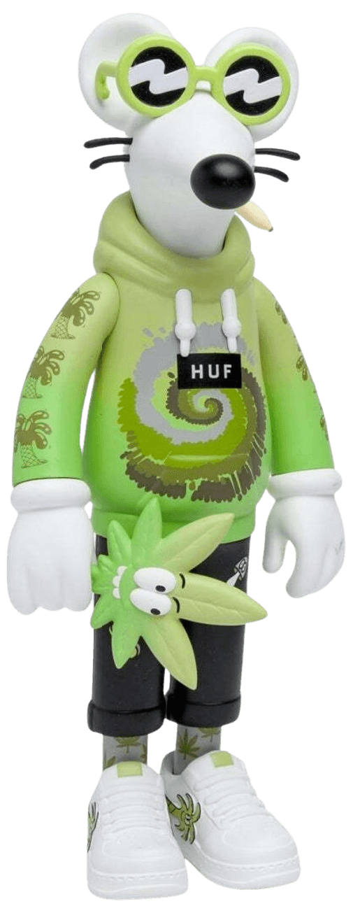 Steven Harrington Doobie the Skate Rat (HUF Green) – 3DRetro