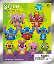 Load image into Gallery viewer, Disney 3D Figural Keyring Stitch Series 5 (Lilo &amp; Stitch) Mystery Pack
