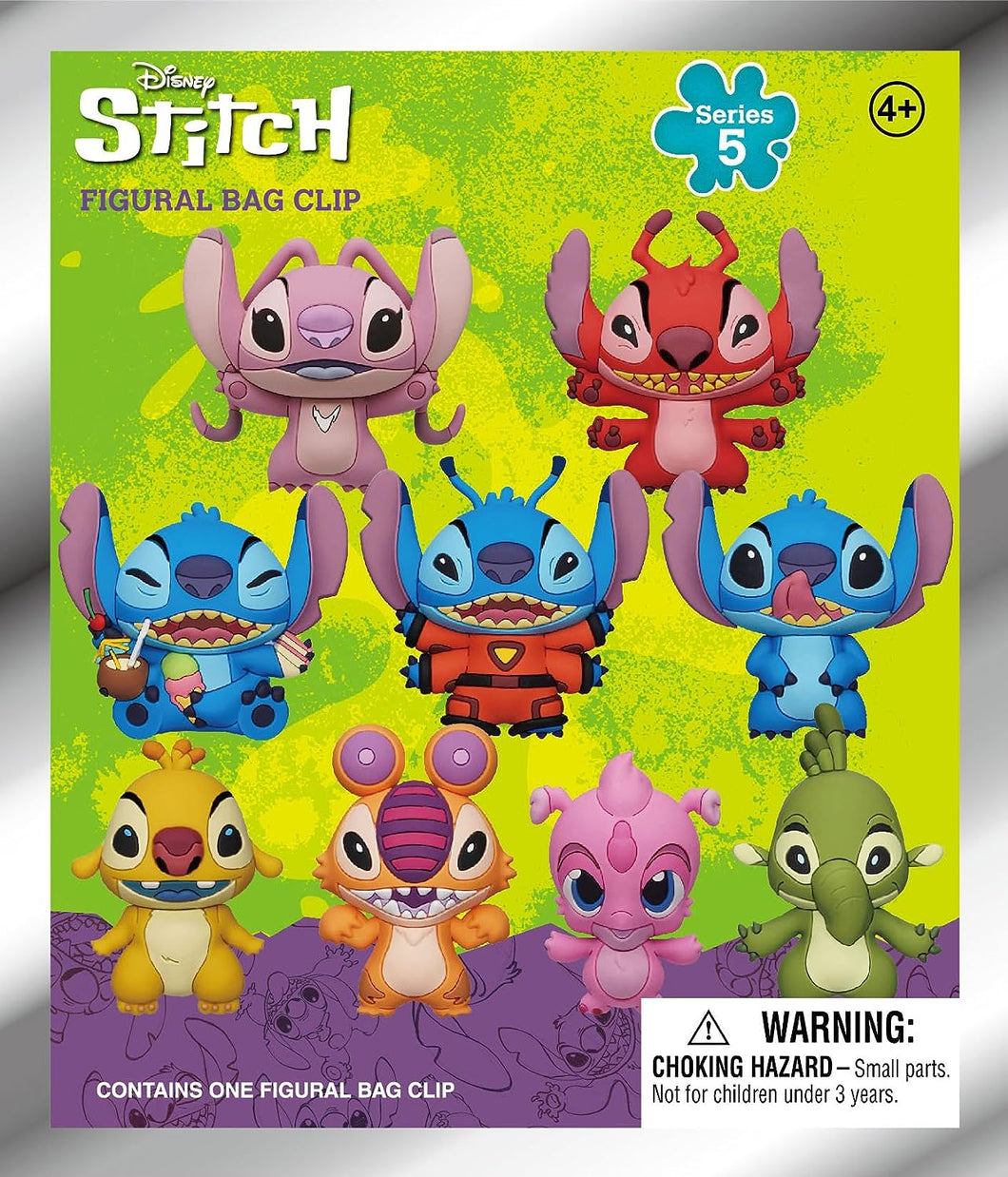 Disney 3D Figural Keyring Stitch Series 5 (Lilo & Stitch) Mystery Pack