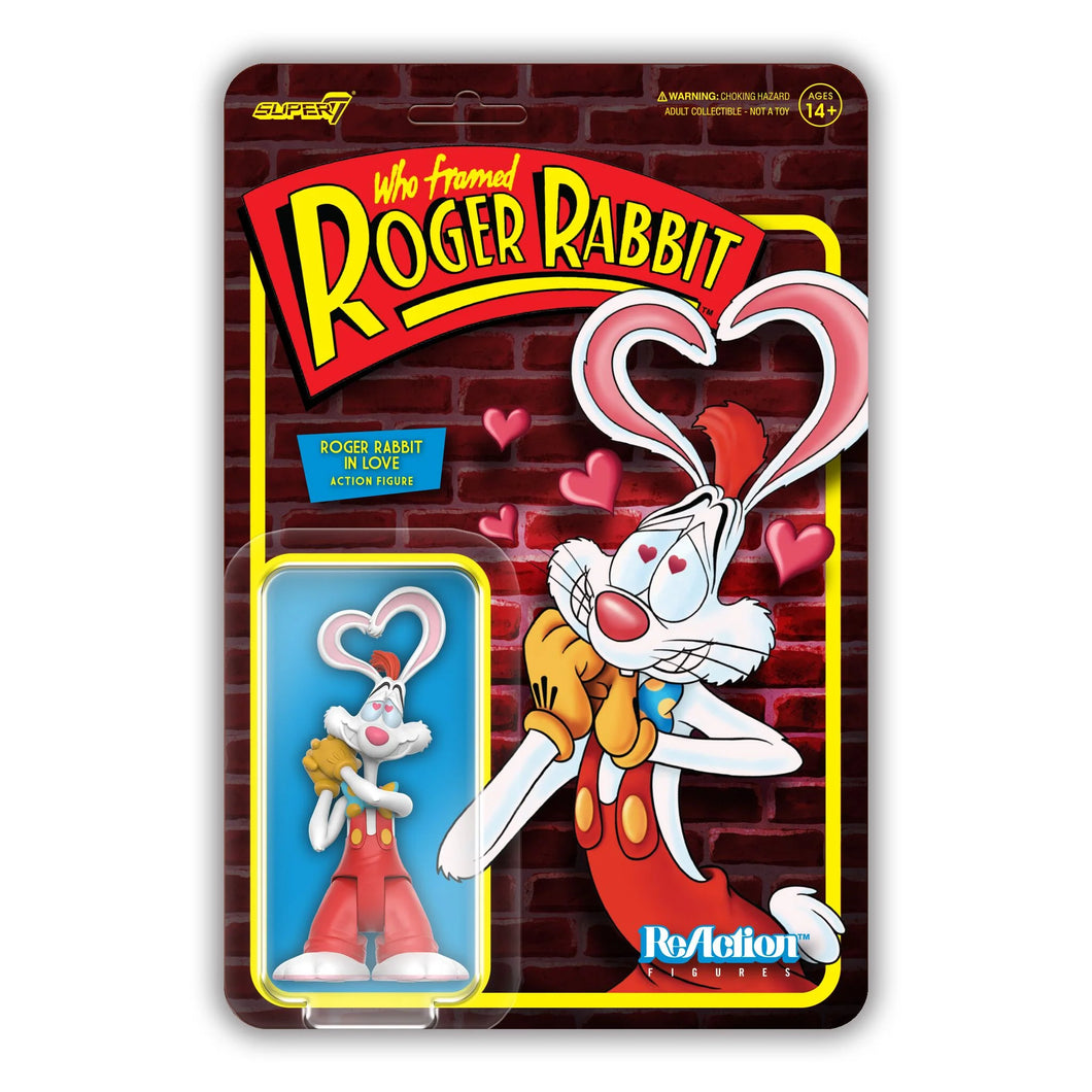 Super7 Who Framed Roger Rabbit ReAction Figures Roger Rabbit In Love