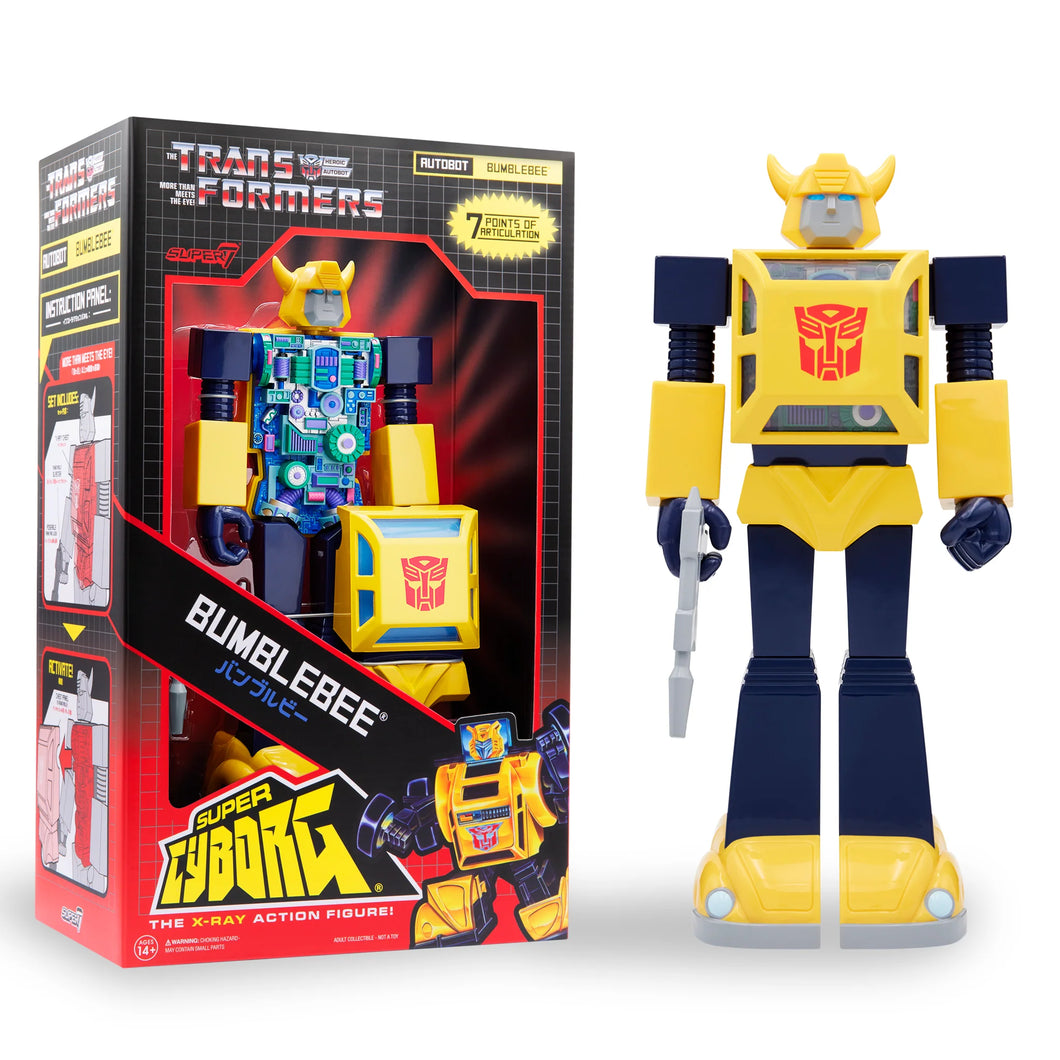 Transformers Super Cyborg Bumblebee Figure (G1 Full Color)