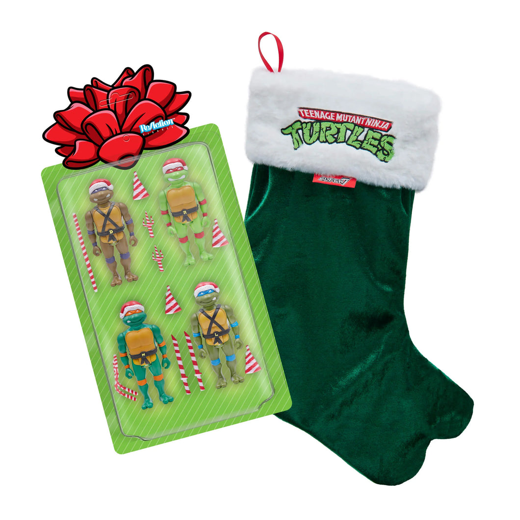 Super7 Teenage Mutant Ninja Turtles ReAction Figure Holiday Gift Pack