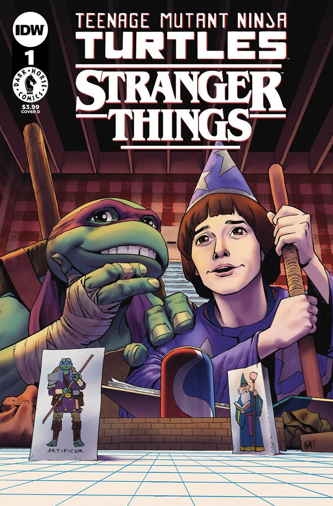 Teenage Mutant Ninja Turtles X Stranger Things #1 (Cover D: Gorham)