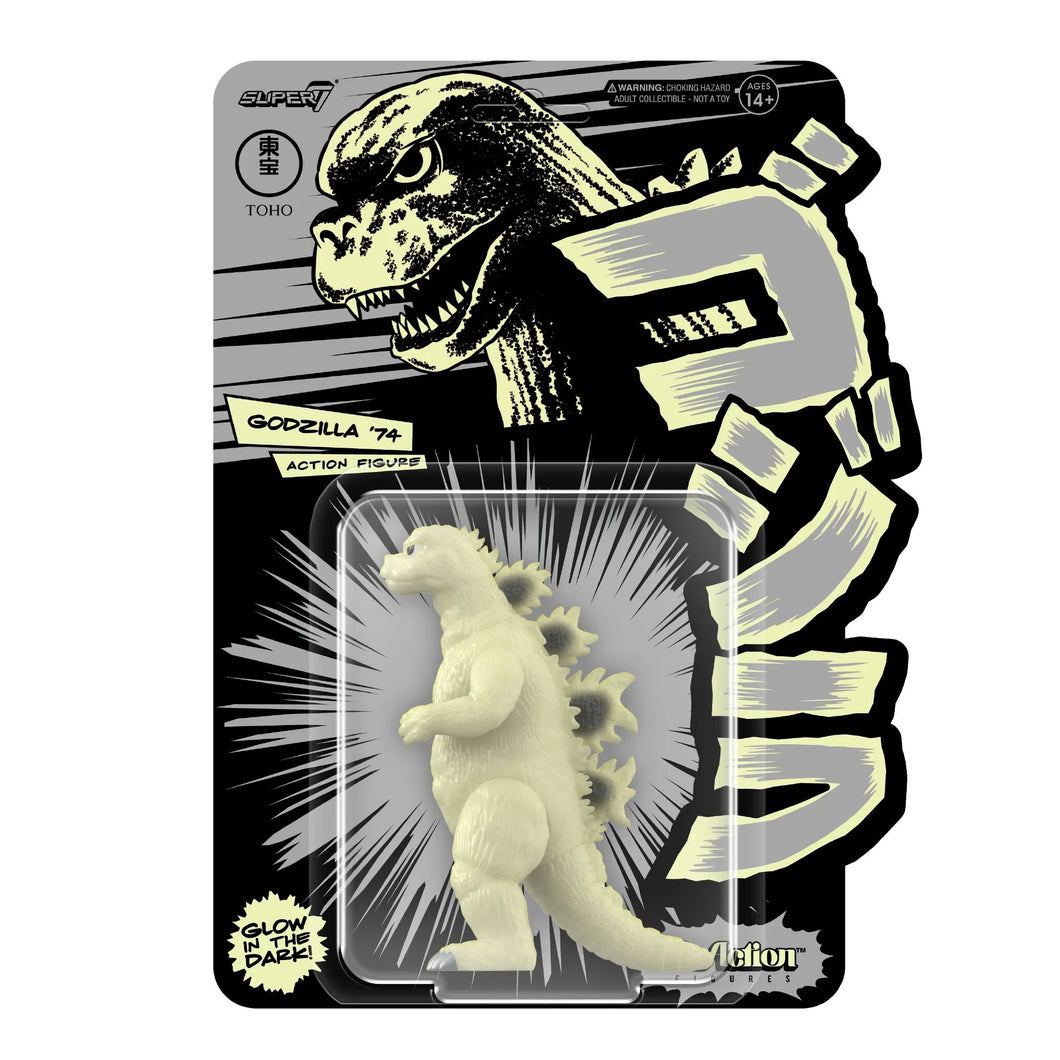 Super7 Toho ReAction Figure - Godzilla Day - Godzilla '74 (Glow)