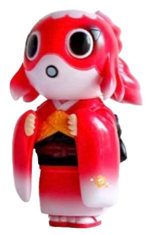 Teresa Chiba KINGYOKO Sofubi Figure (BENI Red)
