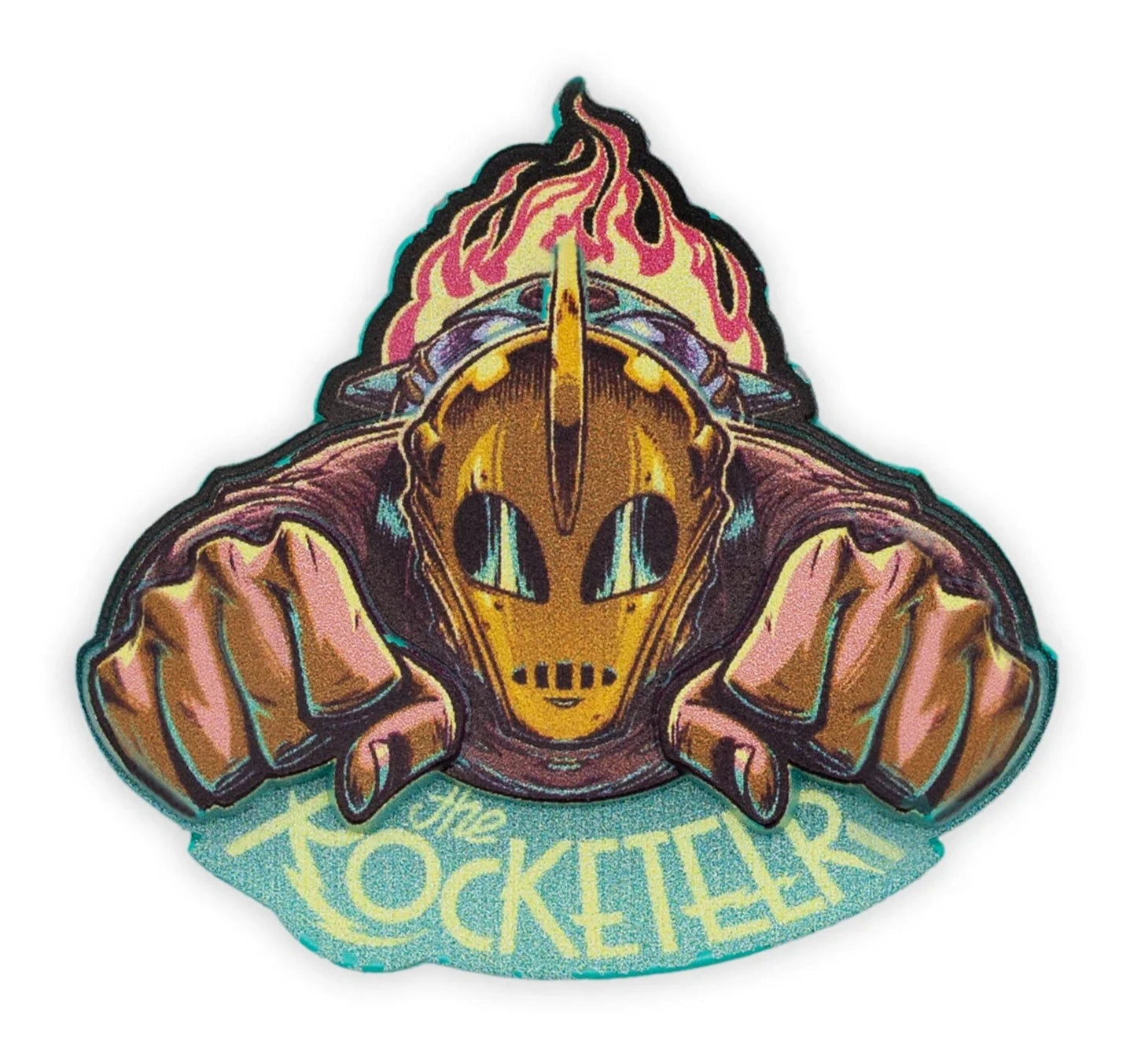 The Rocketeer Flying Enamel Pin – 3DRetro