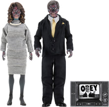 Load image into Gallery viewer, NECA They Live: Aliens 8 Inch Retro 2 Pack Action Figure Set
