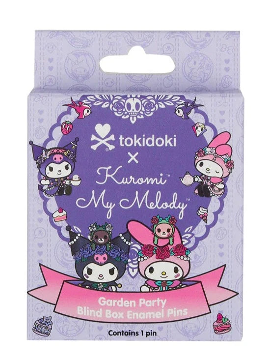 Tokidoki Kuromi & My Melody Garden Party Enamel Pin Blind Box