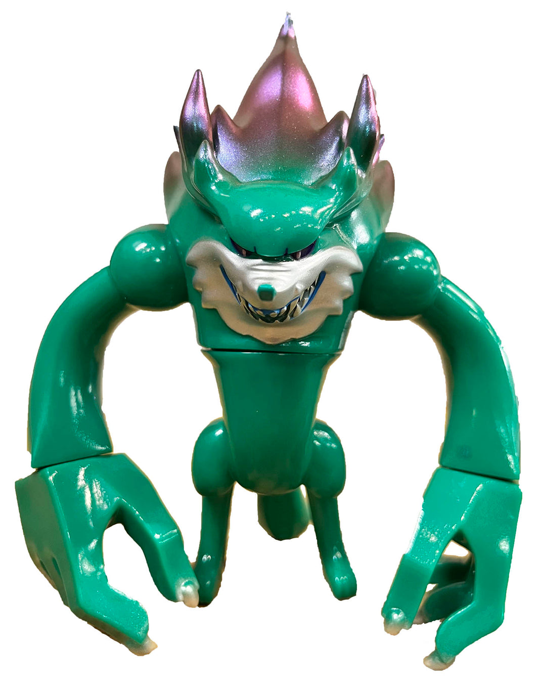 Toumart Inc. Blaze Fang Sofubi Figure (Green w/Purple)