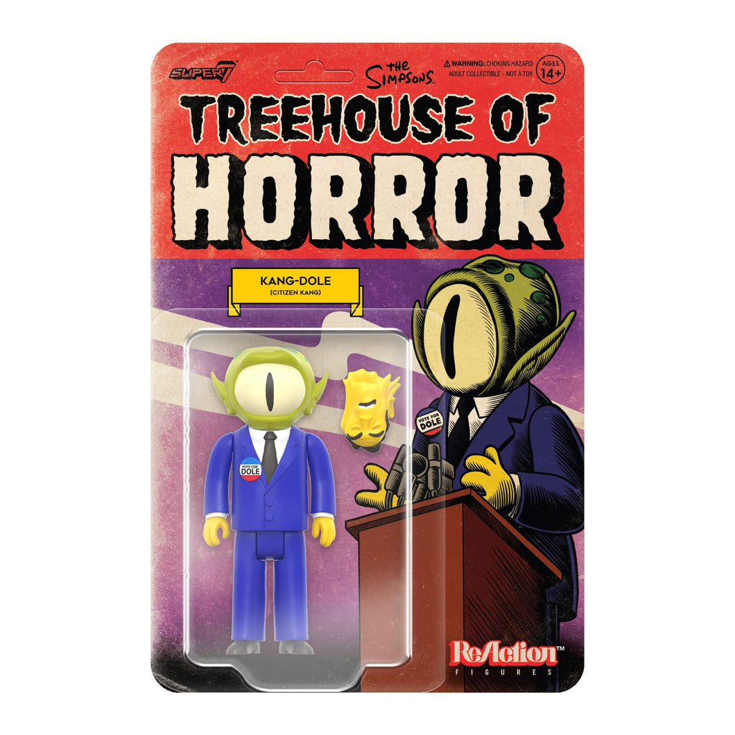 Super7 The Simpsons ReAction Figure - Treehouse of Horror - Alien President