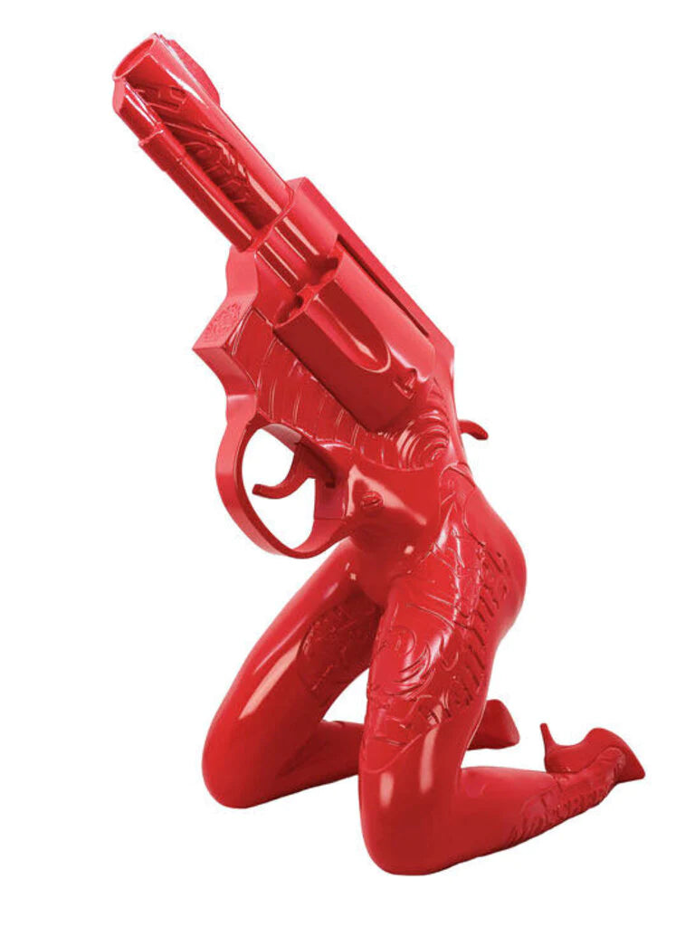 Tristan Eaton Let's Bang Sculpture (Red)