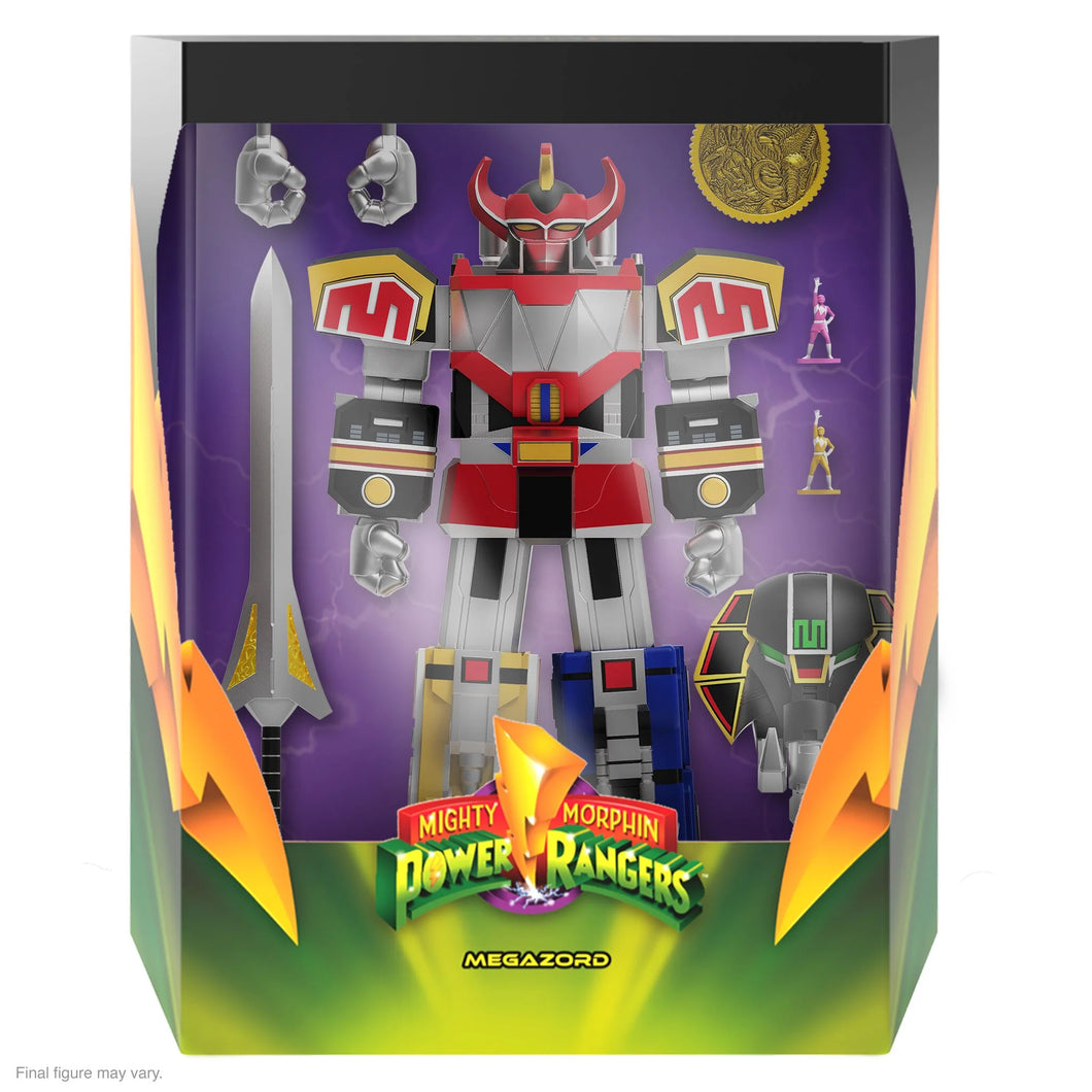 Super7 Power Rangers Ultimates Mighty Morphin Dino Megazord Action Figure