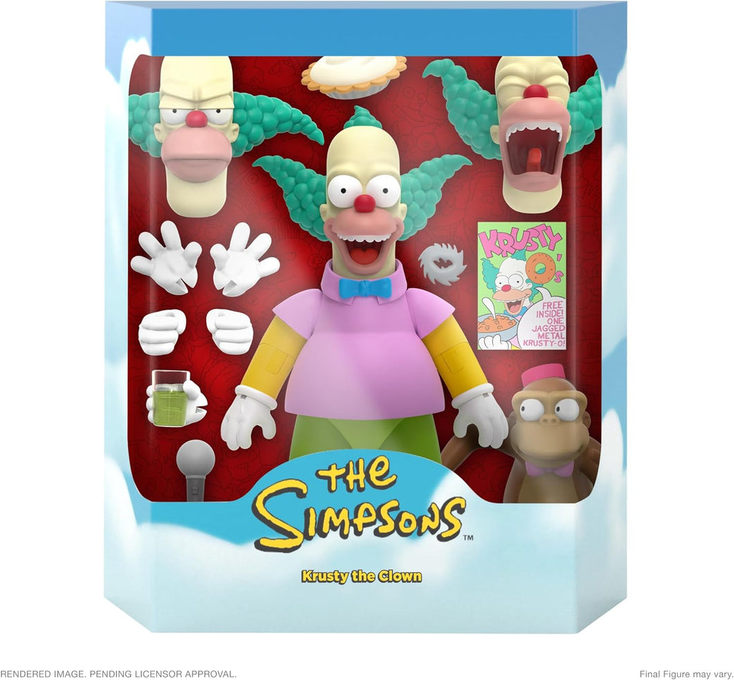 Super7 ULTIMATES! The Simpsons - Krusty the Clown Action Figure