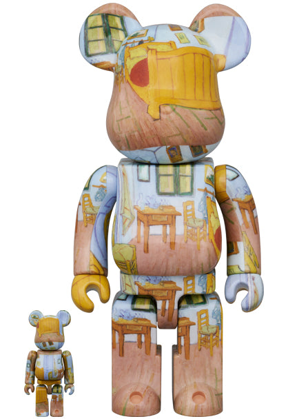 BE@RBRICK Van Gogh The Bedroom 100% & 400%