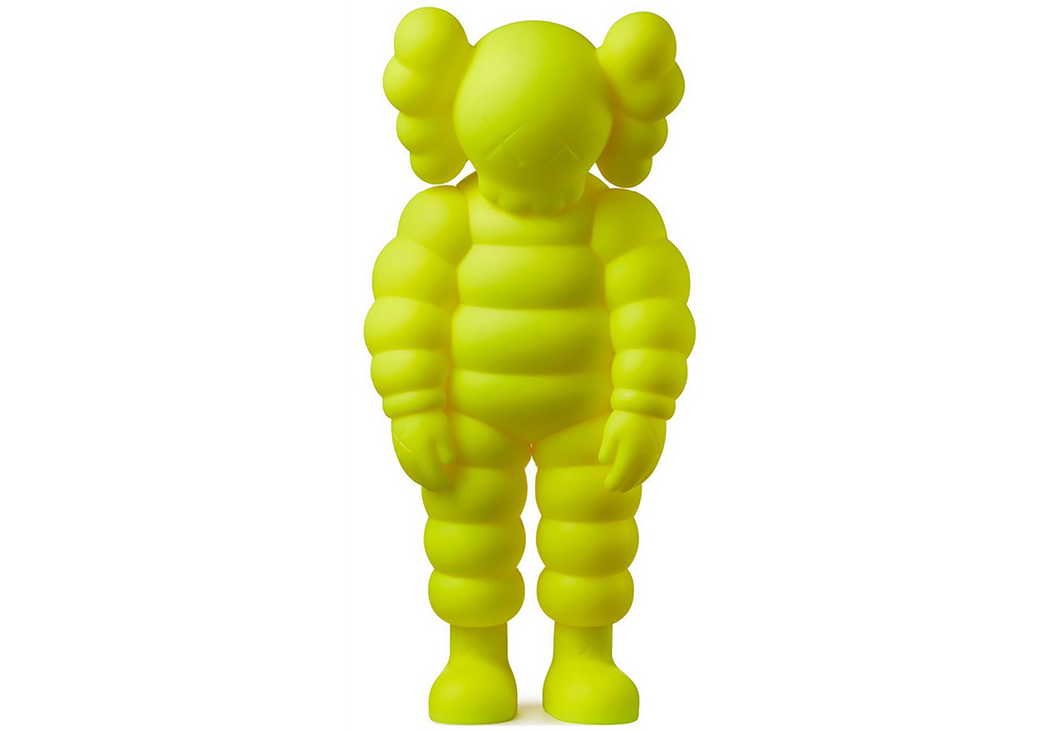 KAWS What Party Vinyl Figure (Yellow)