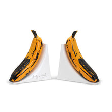 Load image into Gallery viewer, Kidrobot x Andy Warhol Resin Banana Bookends - Yellow Edition
