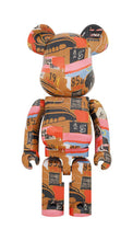 Load image into Gallery viewer, BE@RBRICK Andy Warhol × JEAN-MICHEL BASQUIAT #2 400% + 100%
