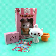 Load image into Gallery viewer, Puchi Tomo - Kitty Cones - Stackable Toys
