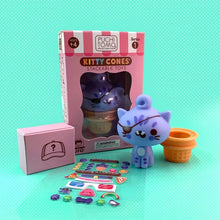 Load image into Gallery viewer, Puchi Tomo - Kitty Cones - Stackable Toys
