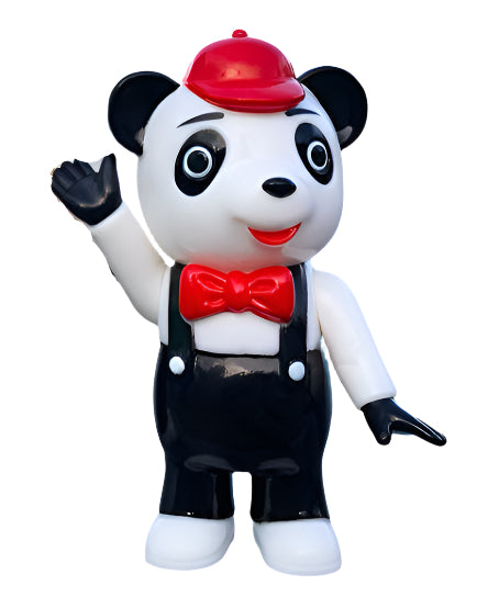 Pointless Island Sofubi Figure - Panda Son (Milk Version)