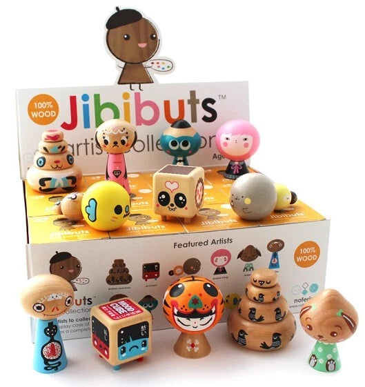 Jibibuts Artist Collection Wooden Figure Blind Box – 3DRetro