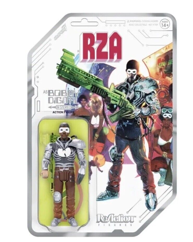 Super7 RZA - Bobby Digital ReAction Figure - Metallic Cardback