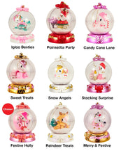 Load image into Gallery viewer, Snow Globe Ornaments Unicorno Holiday Sparkle Blind Box

