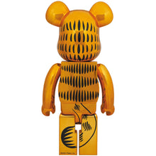 Load image into Gallery viewer, BEARBRICK GARFIELD (GOLD CHROME VERSION) 1000%
