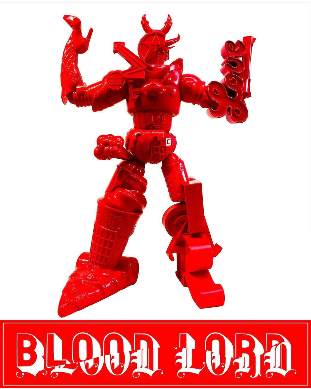 Blood Lord Red Vice Lord  Sculpture by Tristan Eaton Dcon 2022